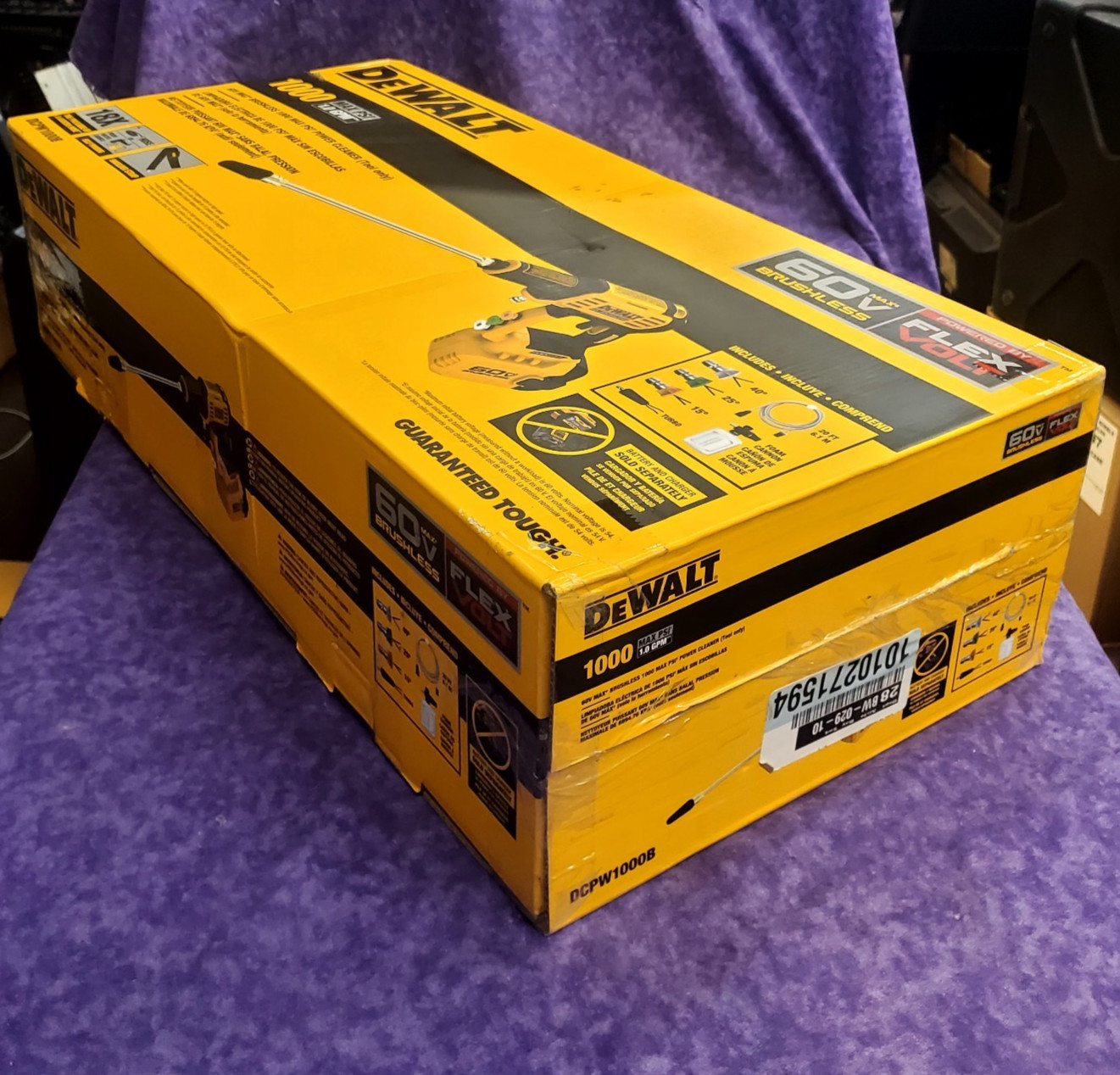 💥NEW SEALED💥DEWALT DCPW1000B 60V FLEXVOLT 1000 PSI CORDLESS PRESSURE WASHER