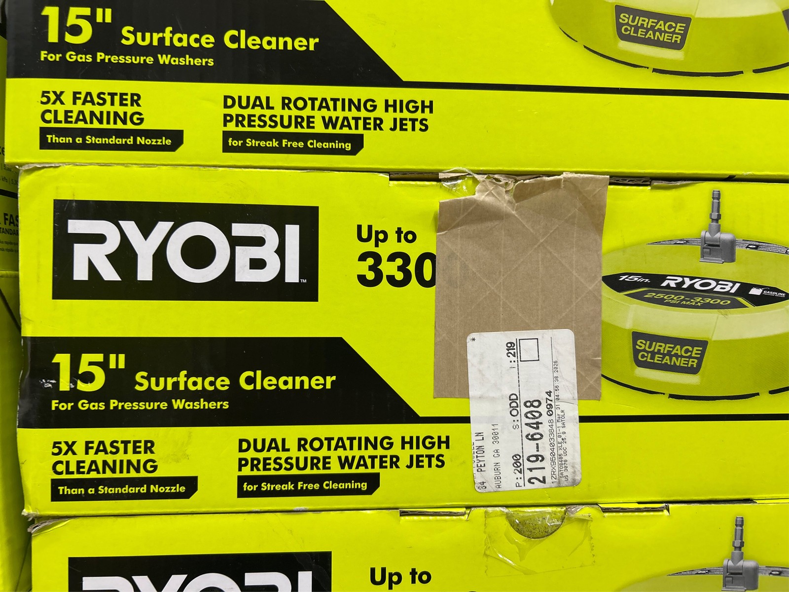 15 in. 3300 PSI Surface Cleaner for Gas Pressure Washer