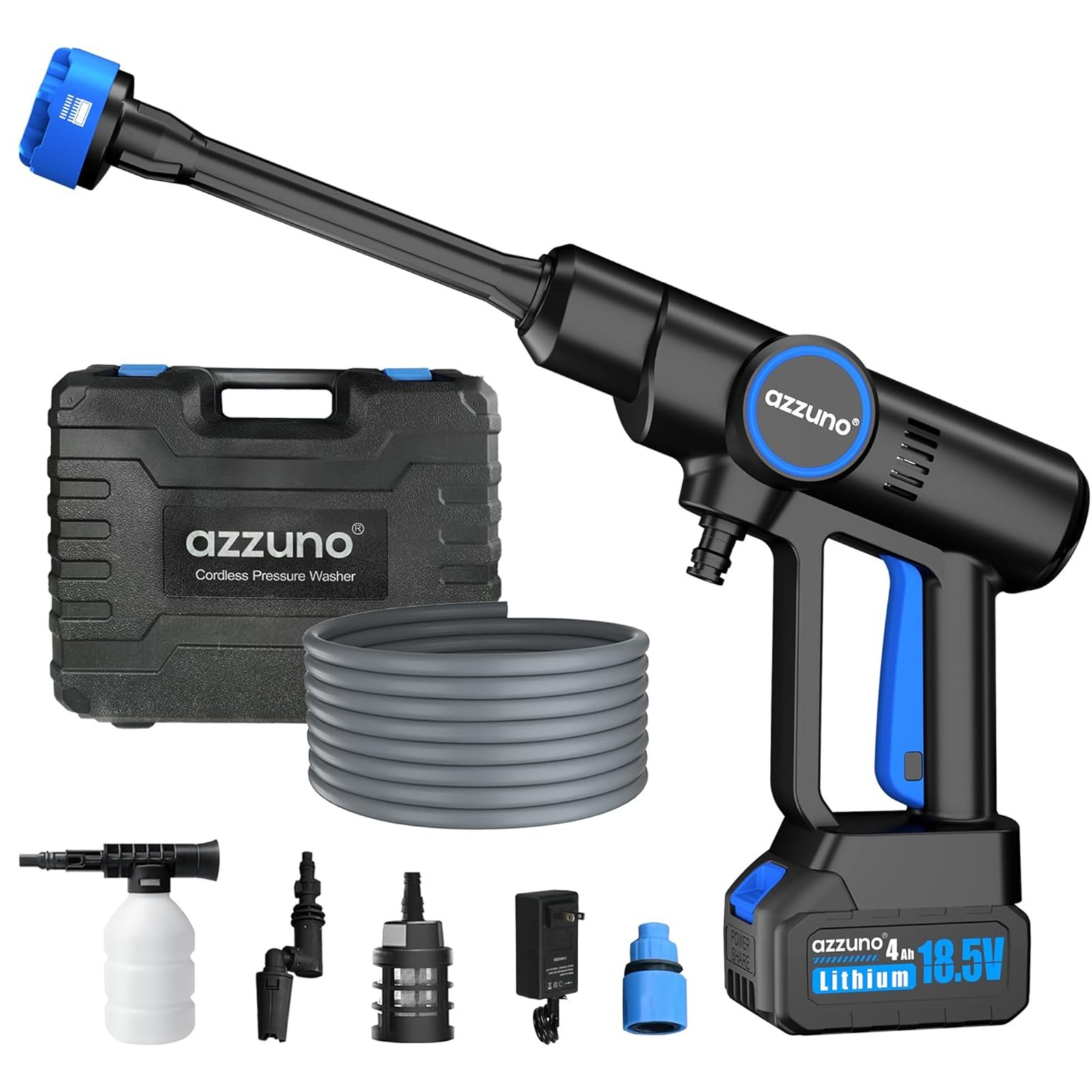 Cordless Electric High Pressure Water Spray Car Gun 850PSI Portable Washer Clean