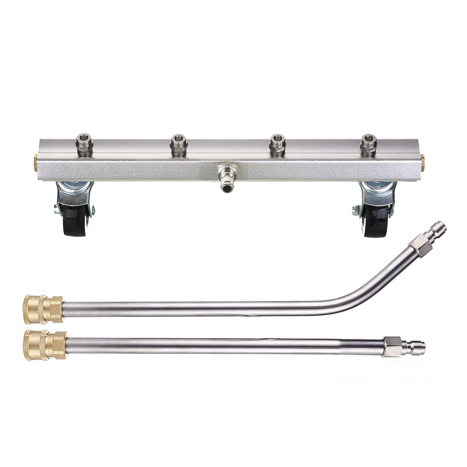 M MINGLE Pressure Washer Undercarriage Cleaner, Under Car Wash, with 45 Degre…