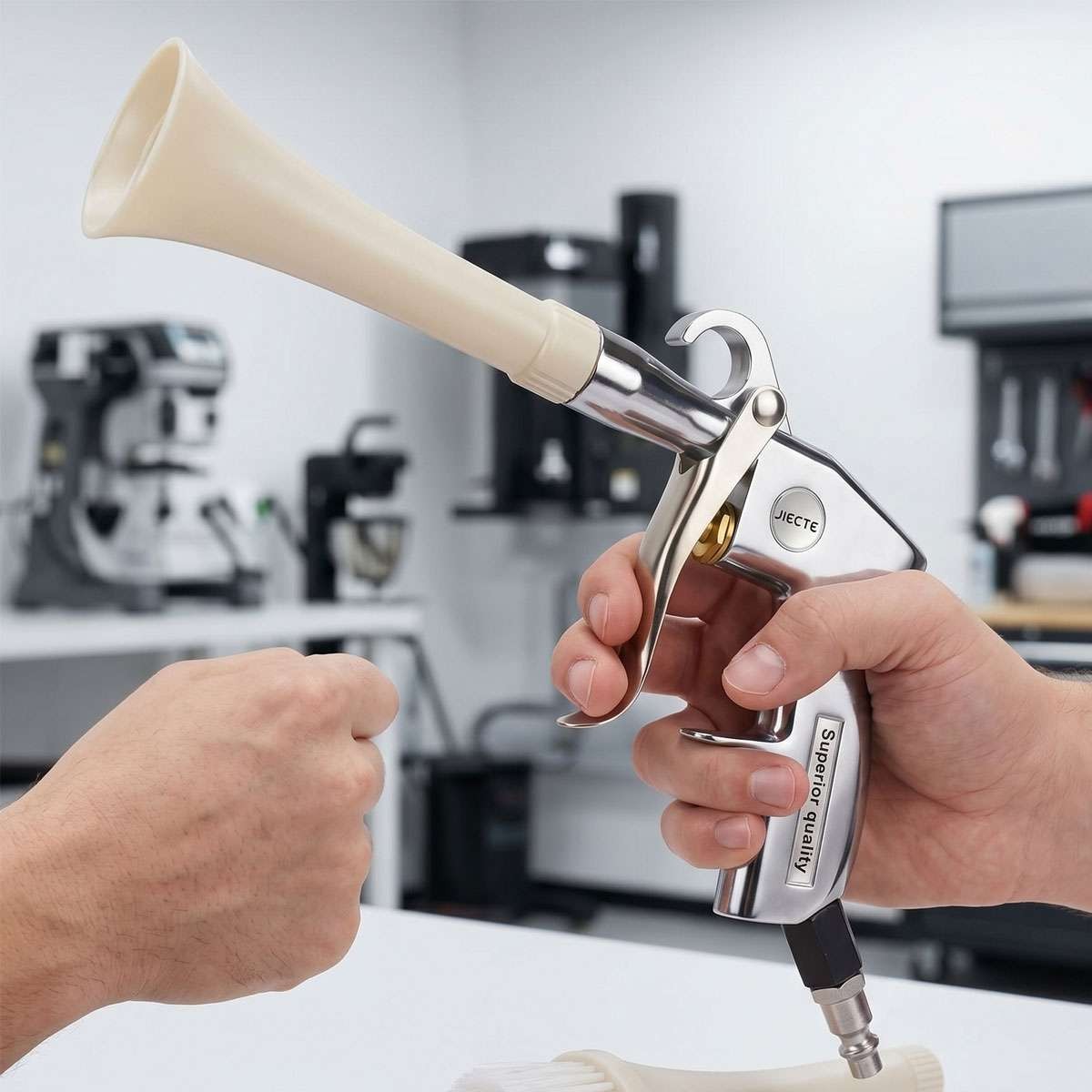 Air Cleaning Gun High Pressure Blow Dust Car Interior Detailing Tool US