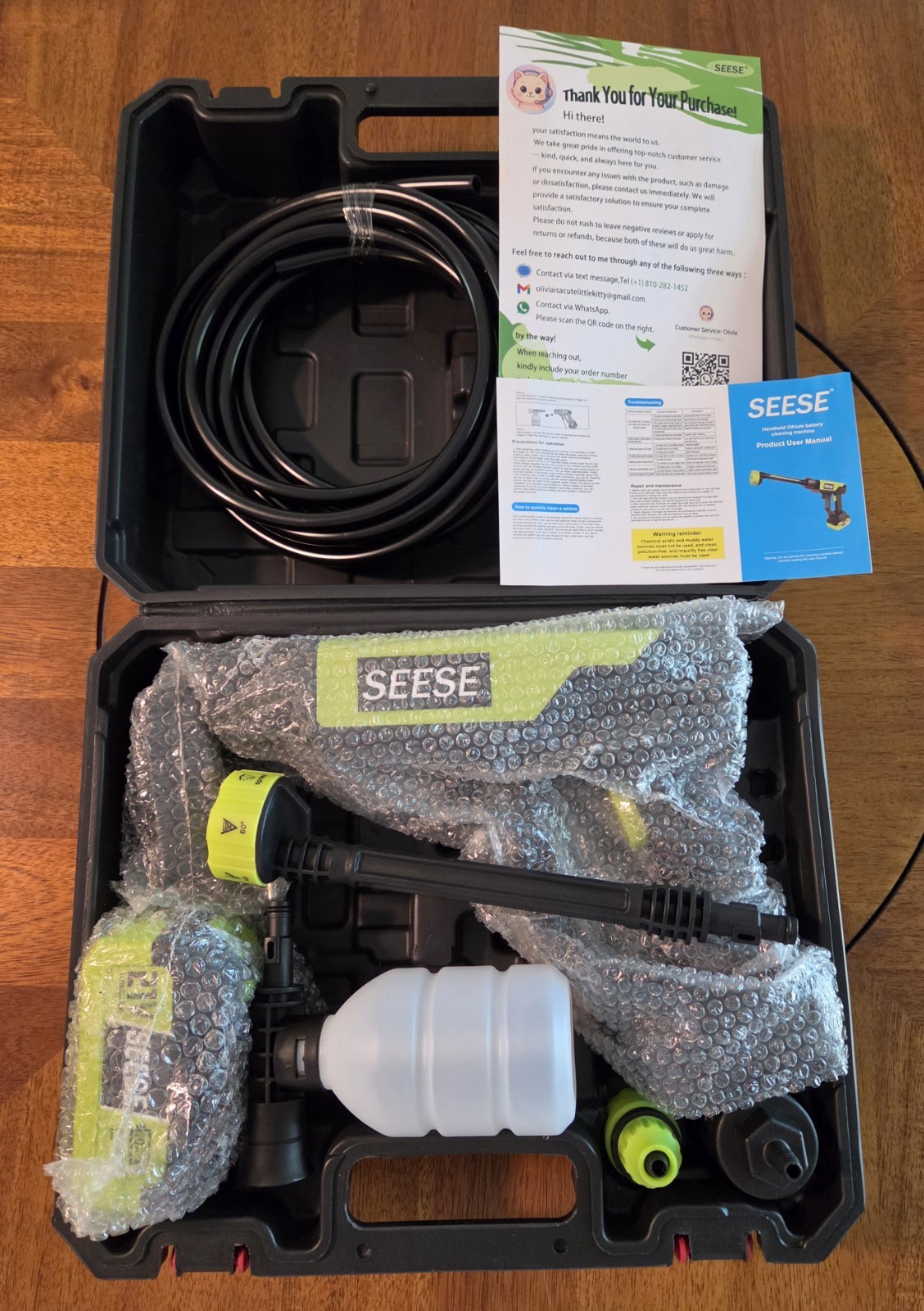 Cordless Pressure Washer 21V – New In Case