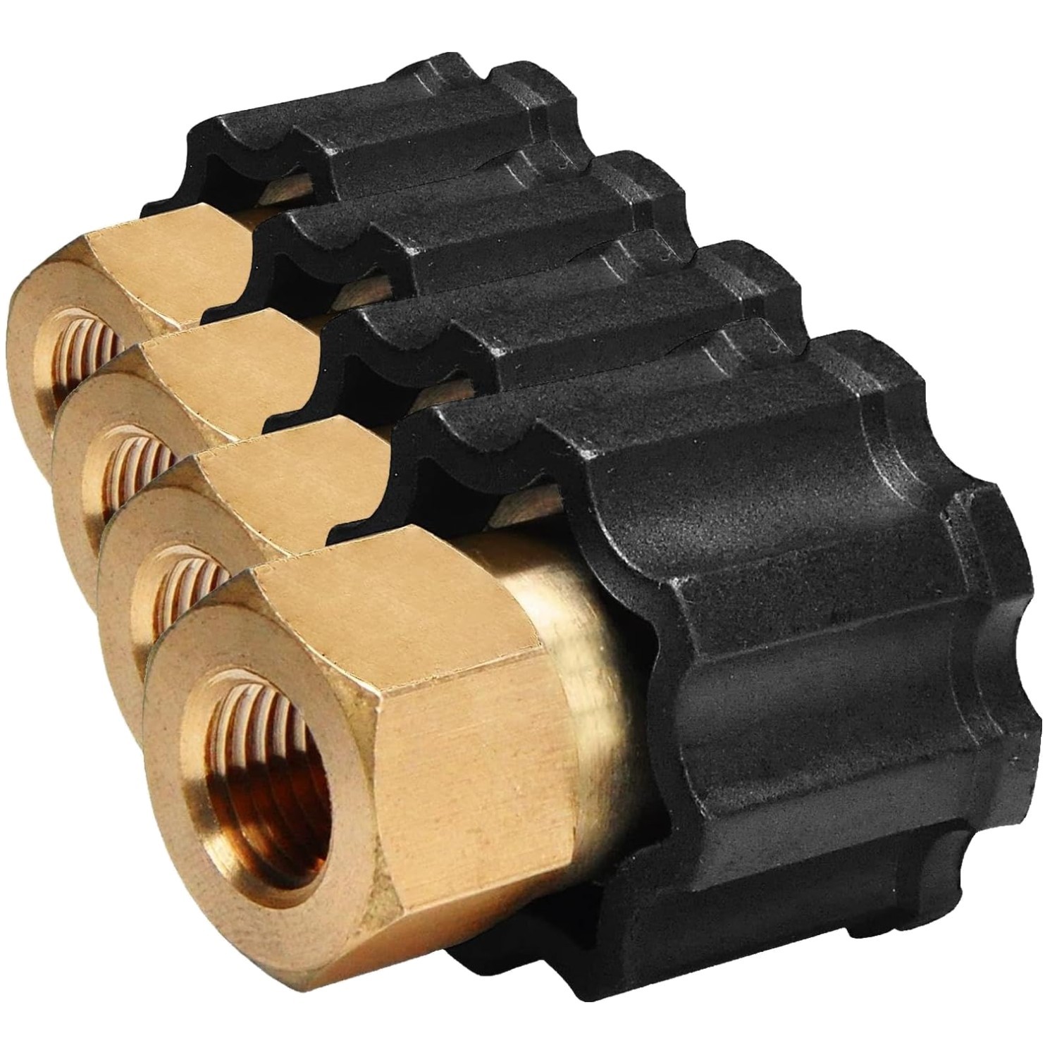 Power Washer Adapter, M22-14mm to 1/4″ NPT, Brass Connector