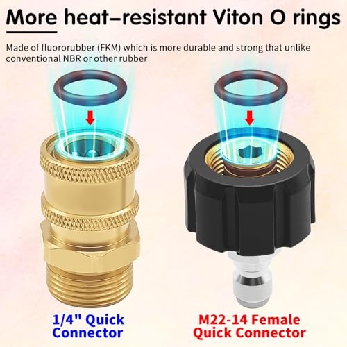 20PCS 3/8″(ID) Viton O Rings, ID 9.2×2.4mm and ID 10x2mm Viton O-Rings, High