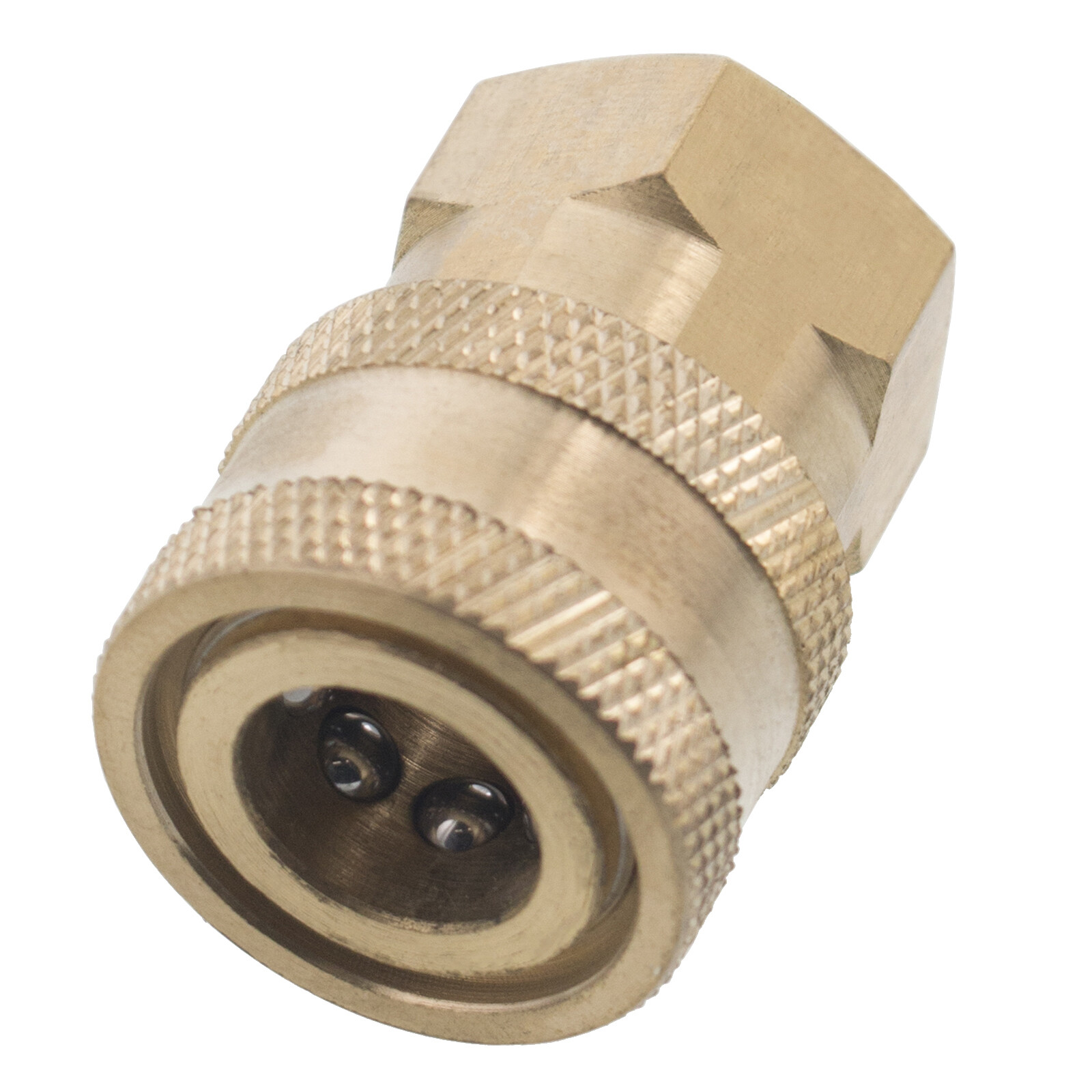 1/4″ FPT Female Brass Socket Quick Connect Coupler for Pressure Washer Nozzle