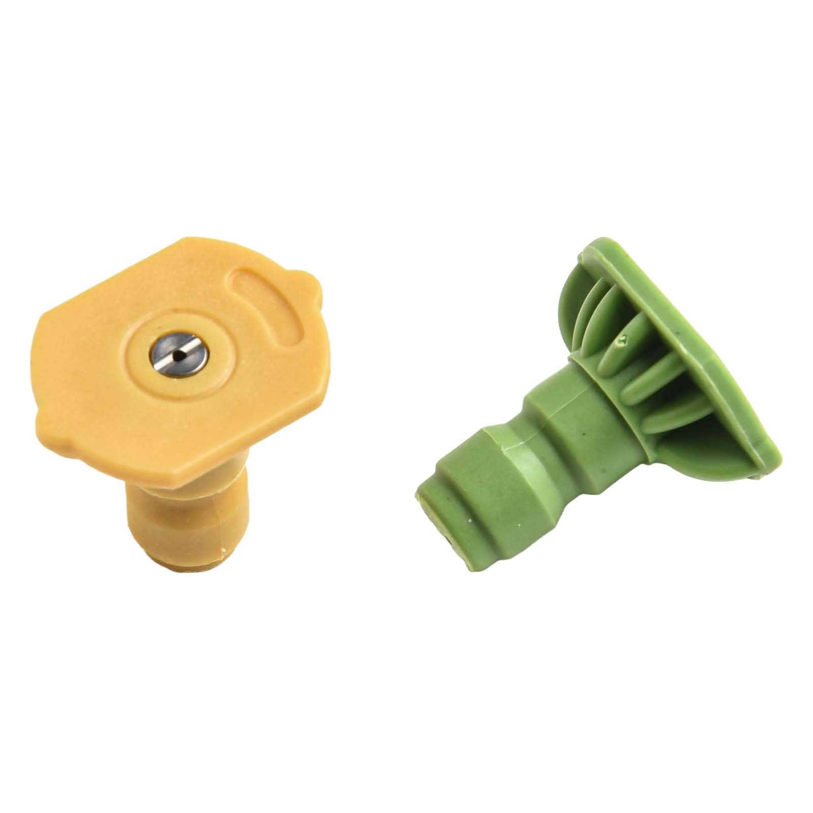 4PCS 1/4 inch Pressure Washer Nozzle Set with 0 15 25 40 Degree Brass Tips