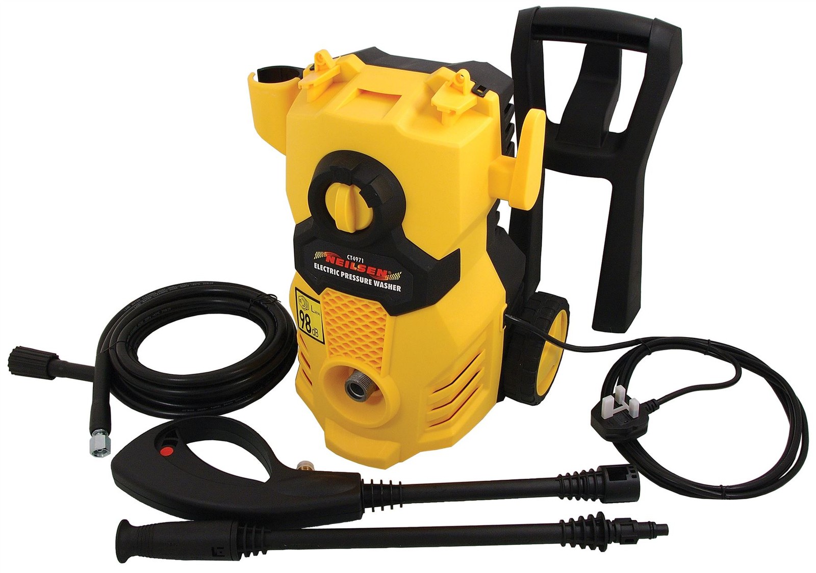 1400W 105 Bar Electric Pressure Washer Cold Water Jet Wash