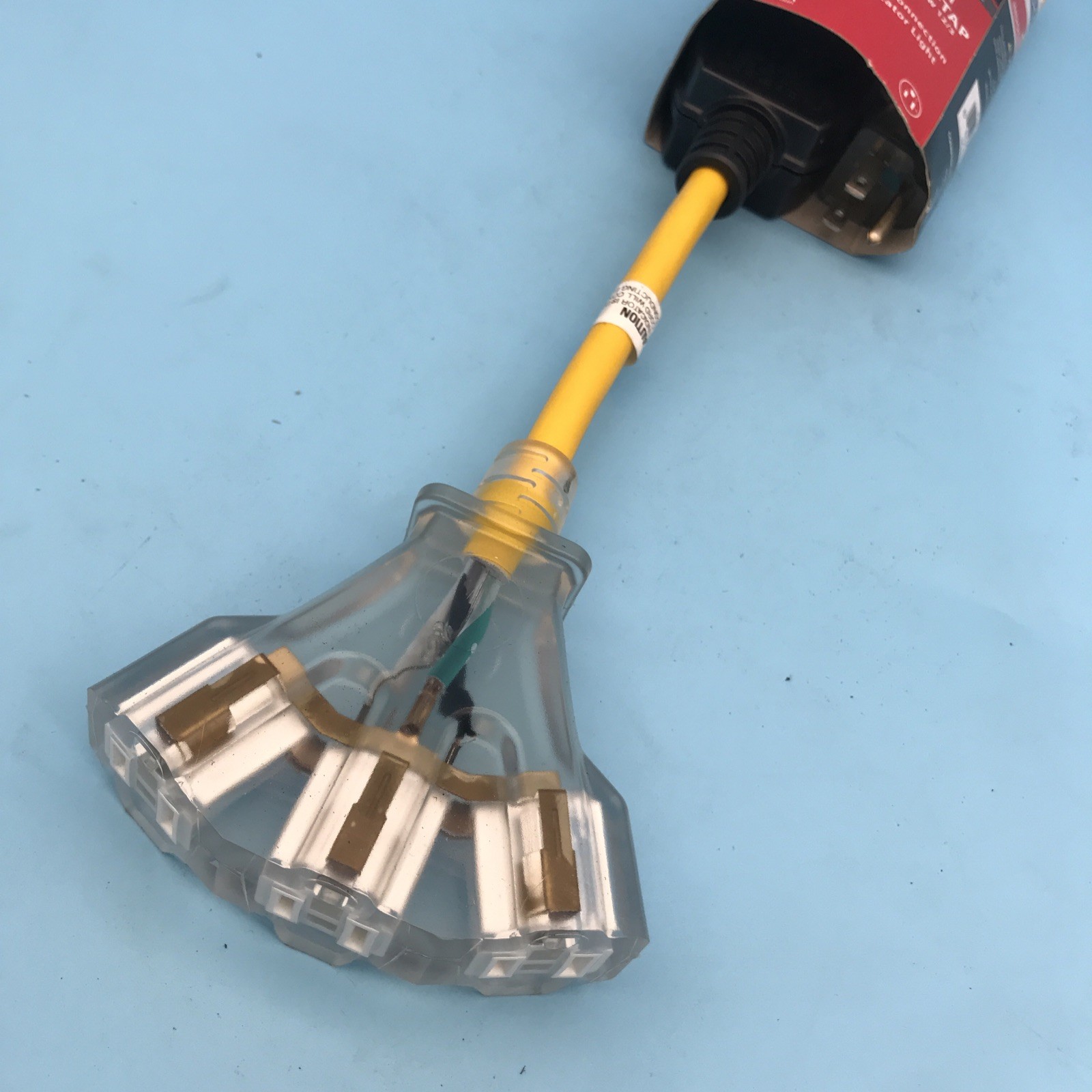 Conntek GFCI 20910-3IG Indoor Outdoor Lighted Tri-Tap Plug Brand New