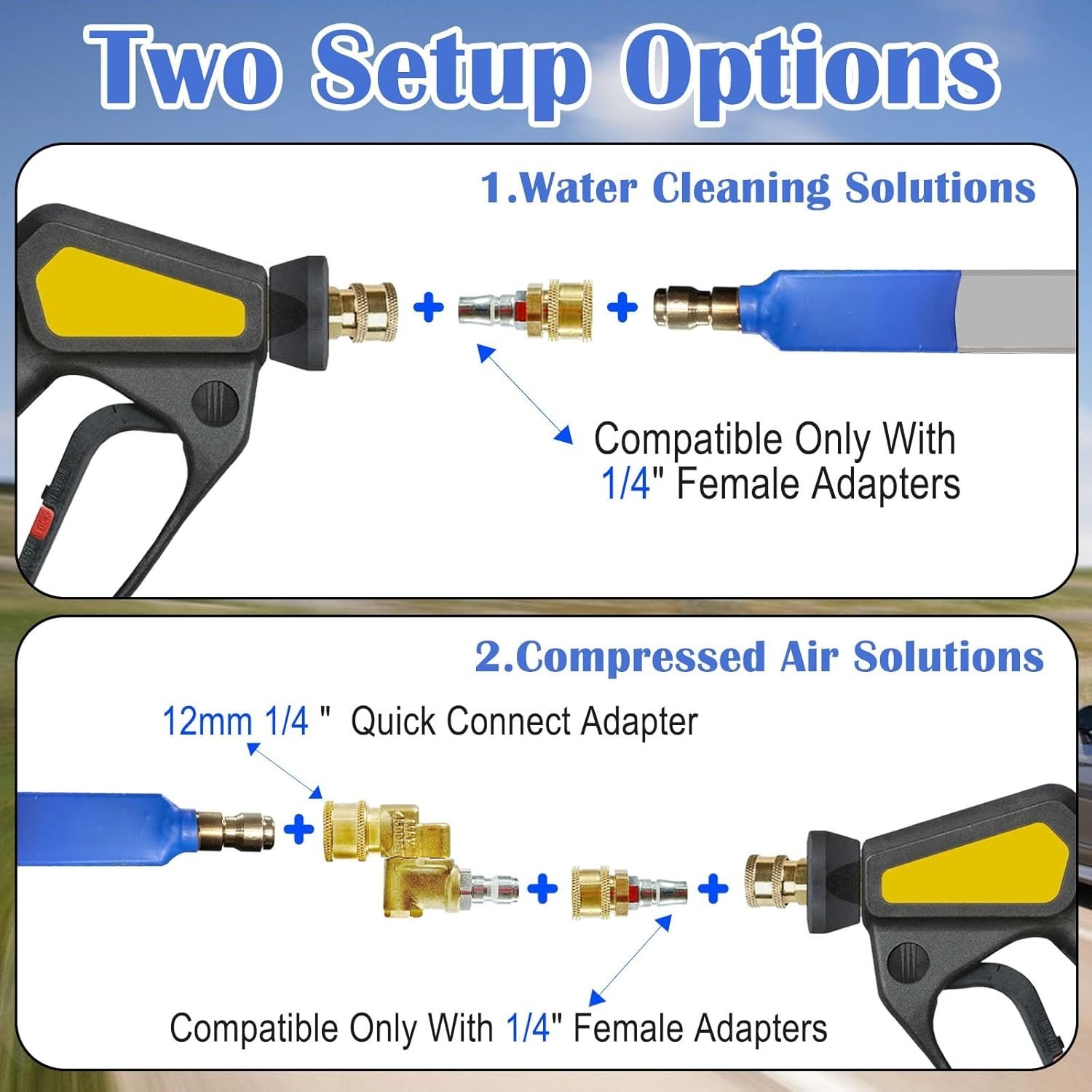 Radiator Cleaning Wand – Pressure Washer Tool for Cars, Trucks & RVs, Dual-Use W