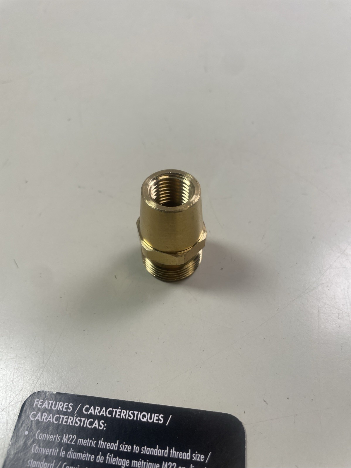 Forney 75118 Screw Nipple 1/4” FNPT x M22 Fitting