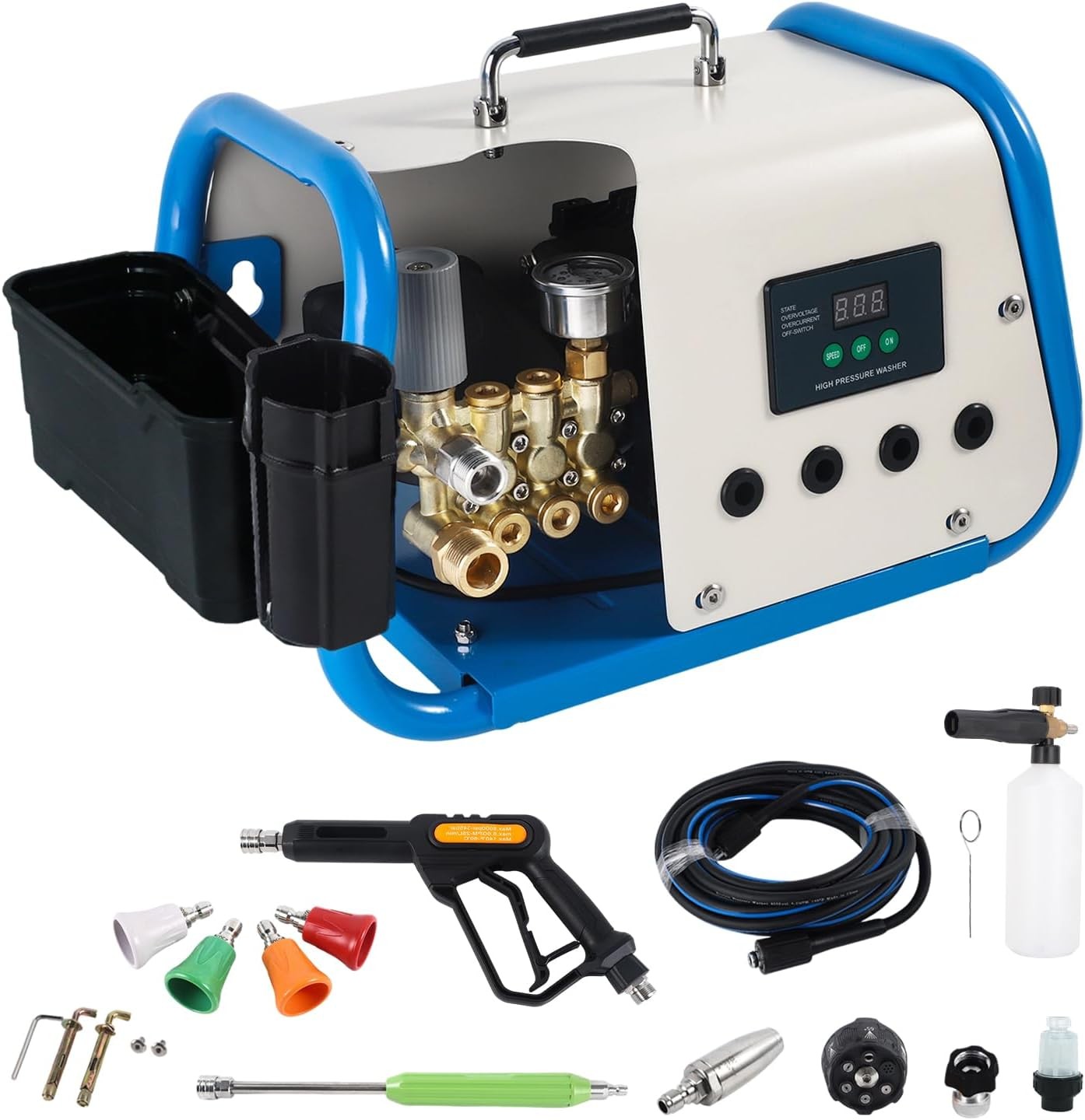 Pressure Washer Max 150 bar 12L/min Power Washer for Cars Driveways Patios
