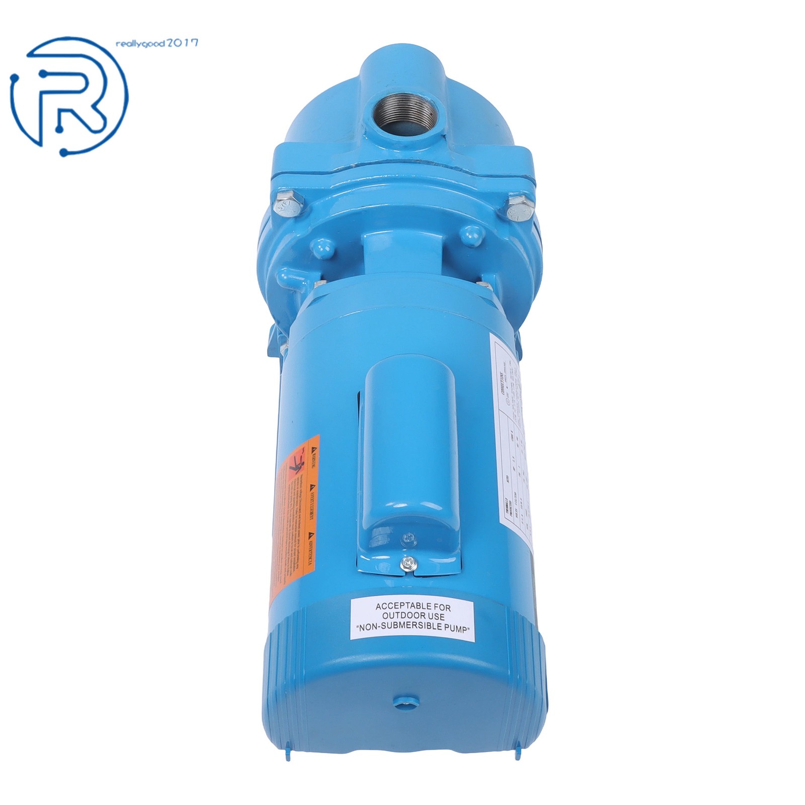 Cast Iron GT15 Self-Priming Centrifugal Pump 1-1/2HP 115/230Volt Water Pump