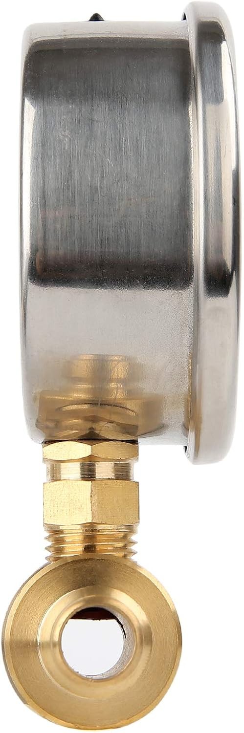 Measureman 2-1/2″ Pressure Washer Gauge, Pressure Gauge Kit, 3/8 Inch Quick Conn