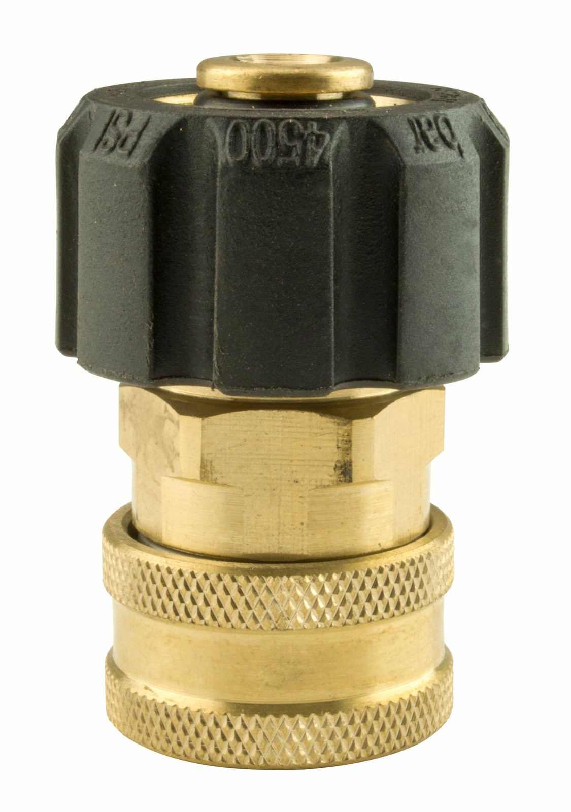 Erie Tools Brass 22mm x 3/8″ Twist Quick Connect Socket Pressure Washer Adapter