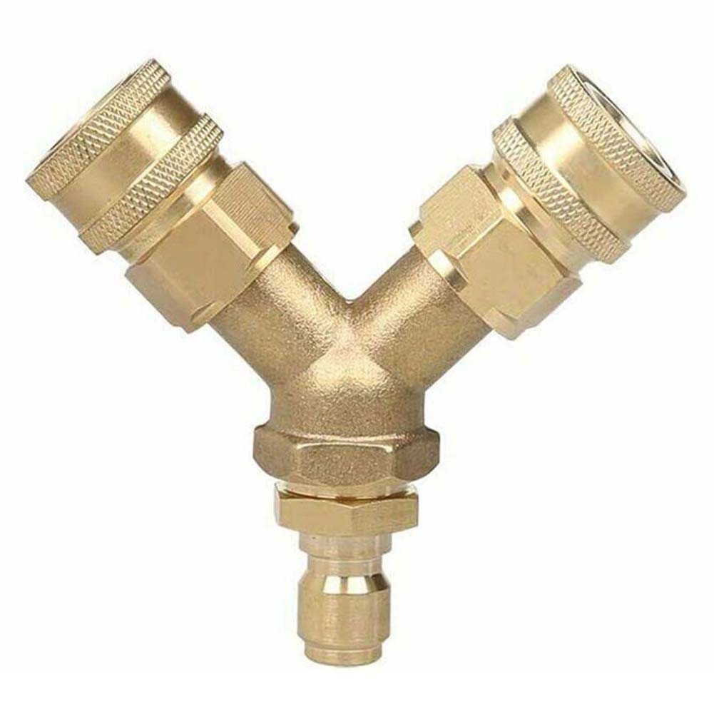Washer Tee Splitter Brass Dual System For 4.0 GPM Gold Splitter 3/8 Inch