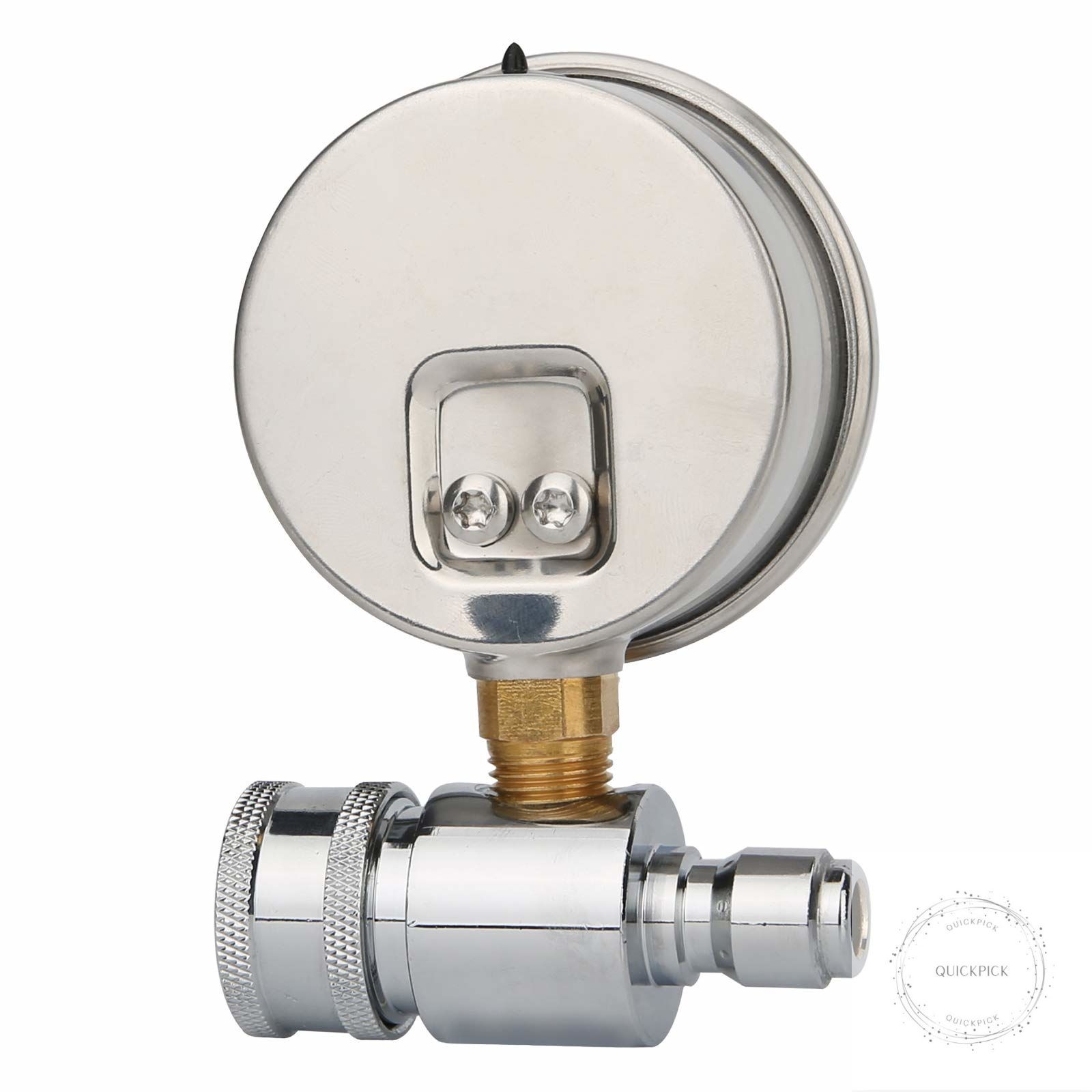 2-1/2″ Pressure Washer Pressure Gauge Kit, 3/8 Inch Quick Connect, 5000 psi Pres