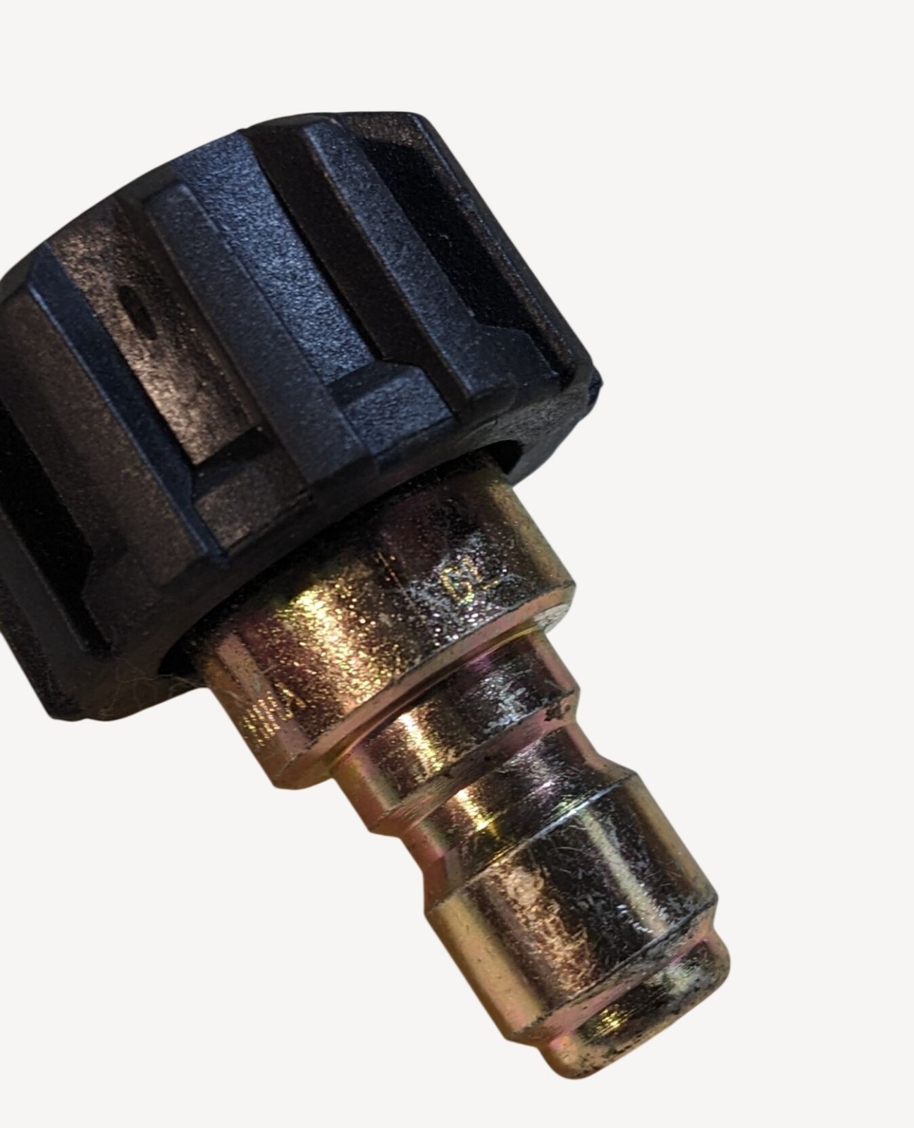 Pressure Washer M22 14mm Female To 3/8-Inch Brass Quick Connect Plug Adapter 2pk