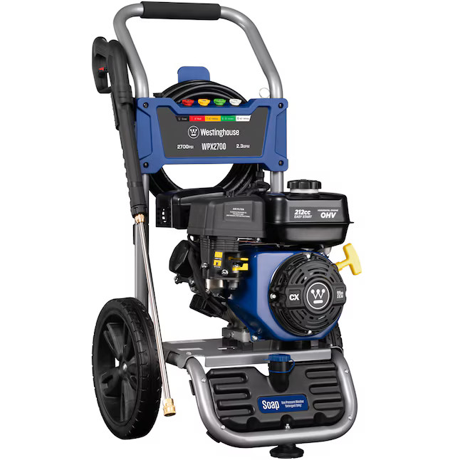 Westinghouse WPX2700 With Onboard Soap Tank 2700-PSI 2.3-GPM Cold Water Gas Pres