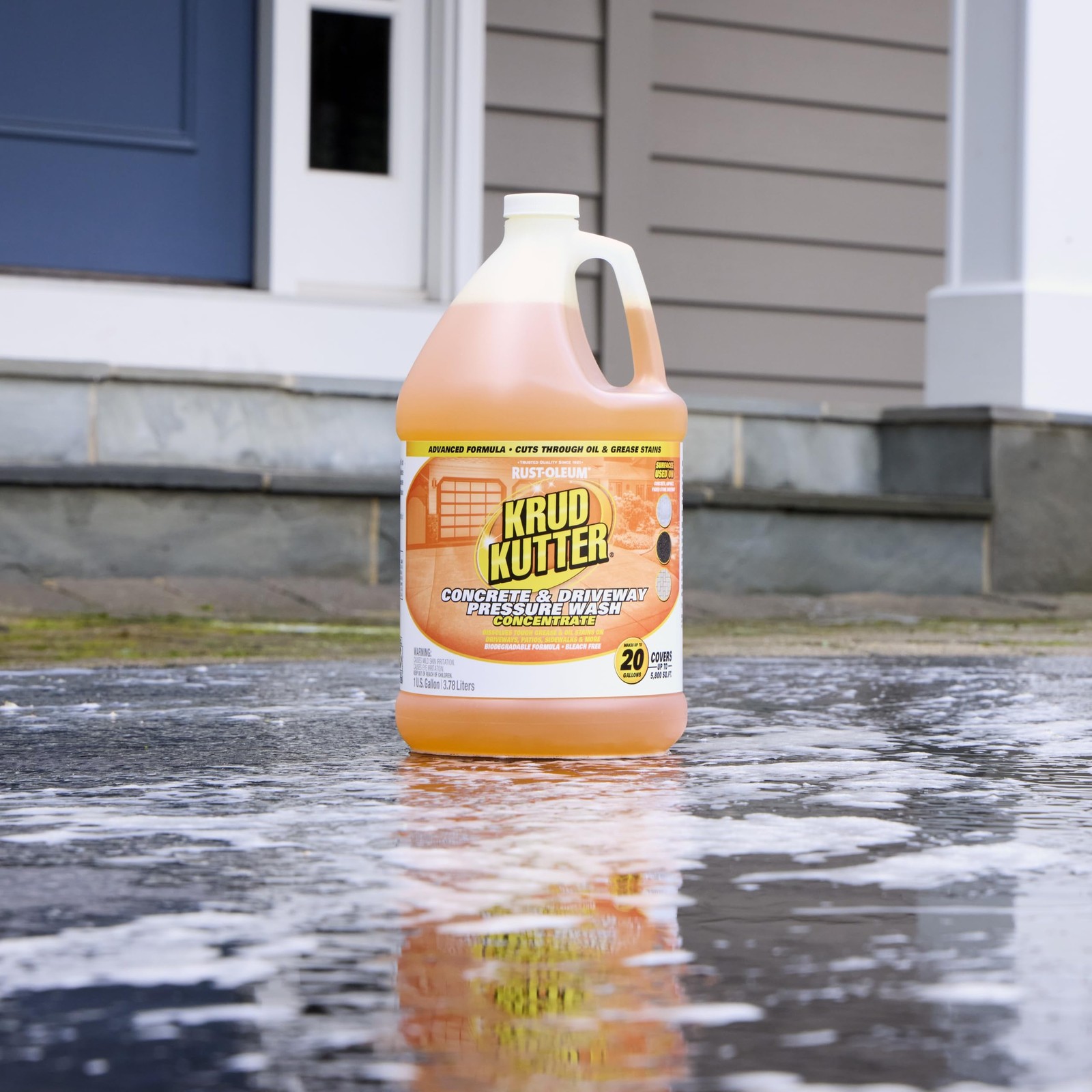 Krud Kutter Concrete Driveway Pressure Washer Concentrate Manual Use Cleaner