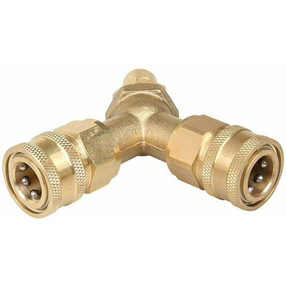 Washer Tee Splitter Brass Dual System For 4.0 GPM Gold Splitter 3/8 Inch