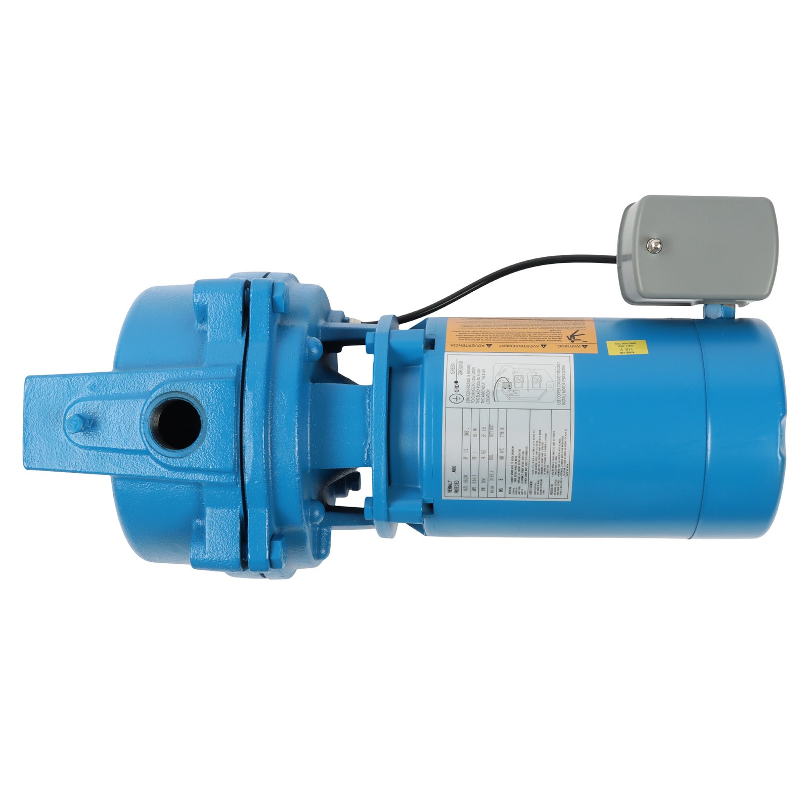 LABLT 115/230v Cast Iron 1/2 HP J5S Shallow Well Jet Pump Single Phase 3450RPM