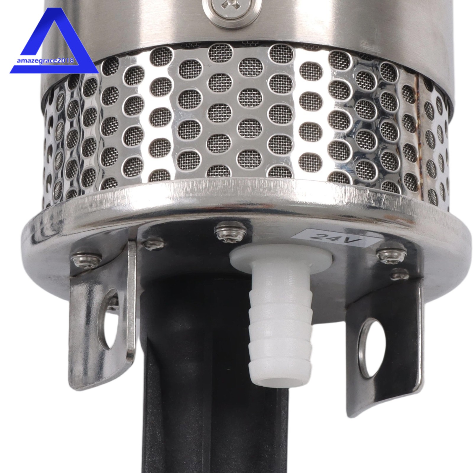 24V DC Submersible Deep Well Water Pump 3.2GPM 230FT Solar Water Pump Stainless