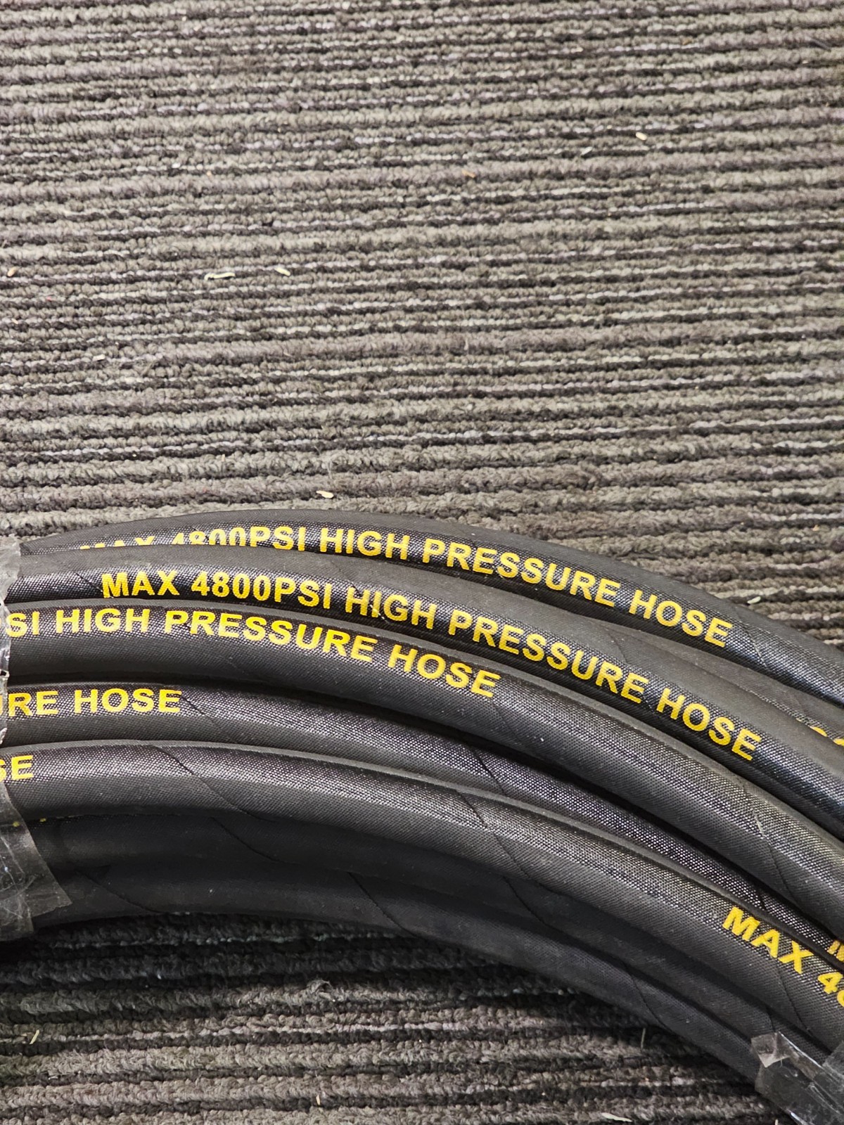 75FT 3/8″ Power Pressure Washer Hose 4800PSI Max 248°F Steel Wire Braid