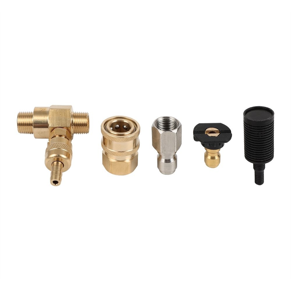 4500 PSI Black Nozz Downstream Injector Kit for Pressure Washer with Siphon Hose