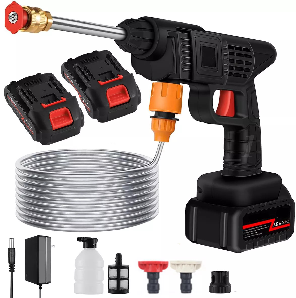 288VF Portable Cordless High Pressure Washer Power Cleaner Kit w/ Storage Case