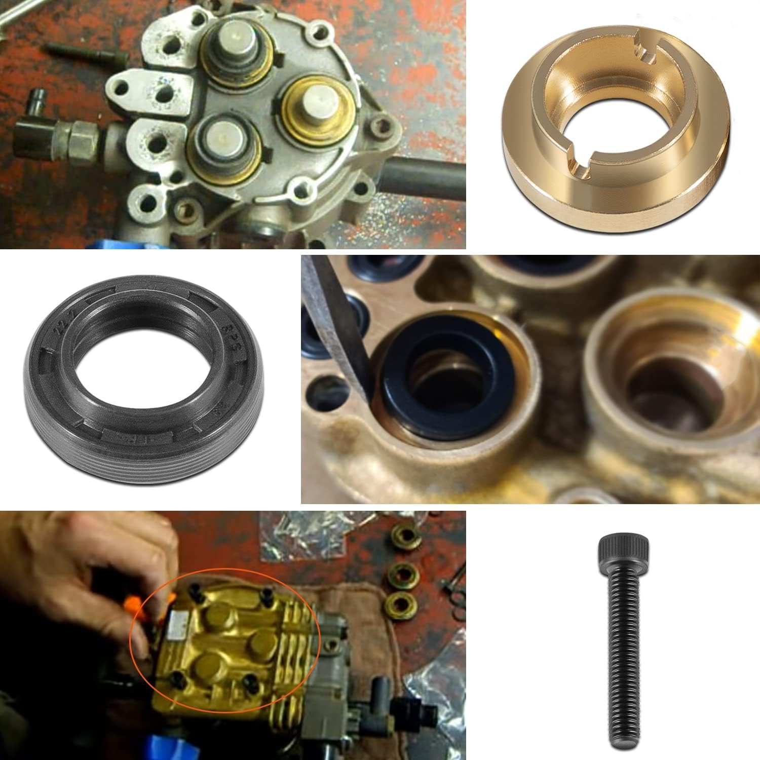 Pressure Washer Seal Kit Set For Briggs & Stratton 190595GS 190711GS