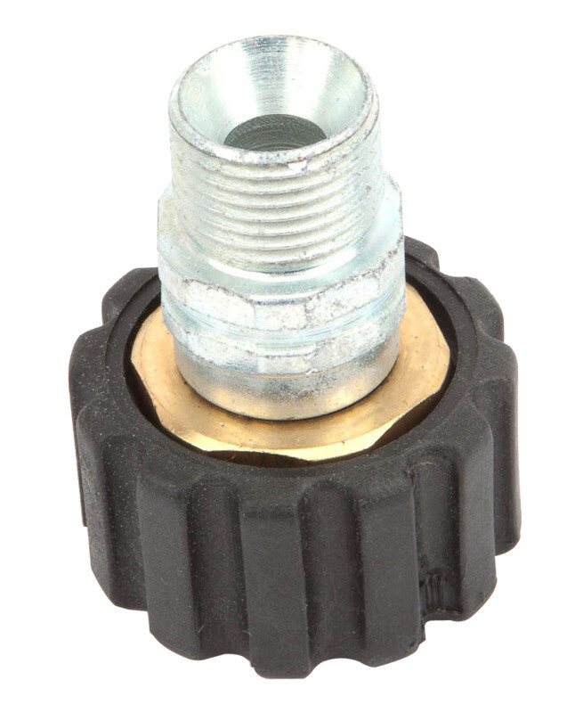 Forney 75109 Pressure Washer SCREW COUPLING Hose Connector M22F to 3/8″ MALE NPT
