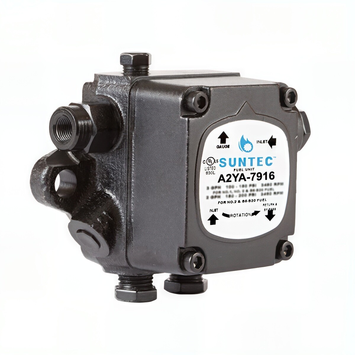 Suntec A2YA-7916 Fuel Pump, Standard, RH, 3450 RPM