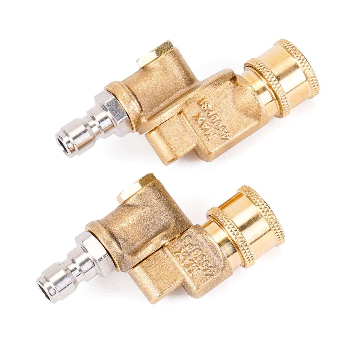 Brass Garden Spray Nozzle 1/4″ Adjustable Twist Water Hose Nozzle 5/7 Angles