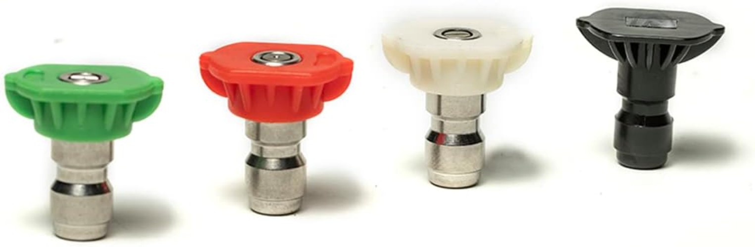 4 Pack Universal Pressure Washer Nozzle Tips – Maximum 2000 PSI Performance