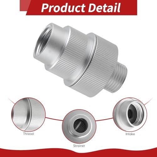 Upgraded Washing Machine Water Filter – 85470 Sediment Filter, Aluminum Alloy, F