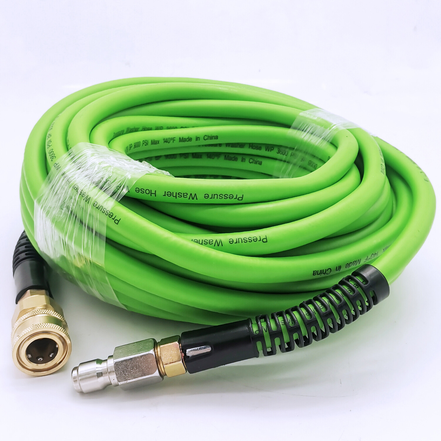 High Pressure Washer Hose 25/50/100′ 3600PSI 3/8″ QC Power Washer Extension Tube