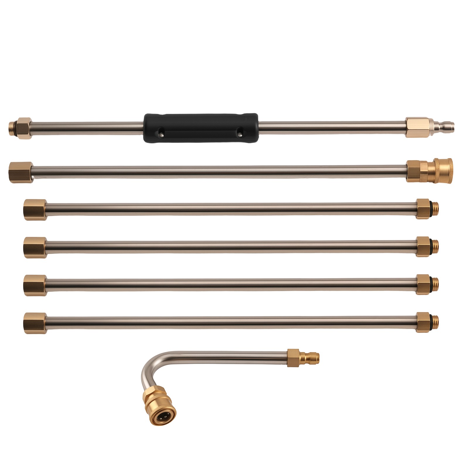 4000 PSI Extension Wand 15 Inch Pressure Washer Stainless Steel Brass 6 Wands
