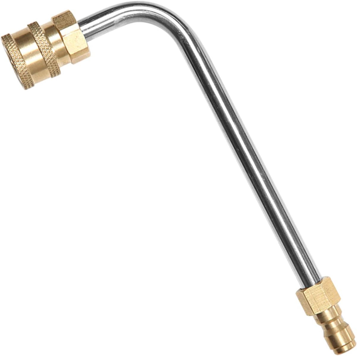 7 Inch 90 Degree Washer Extension Gutter Cleaner Attachment 1/4″ Quick Connect