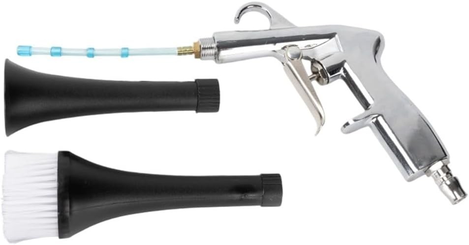 High-Pressure Car Cleaning Gun Nozzle Air Blow Tool 360° Rotating 1/4in