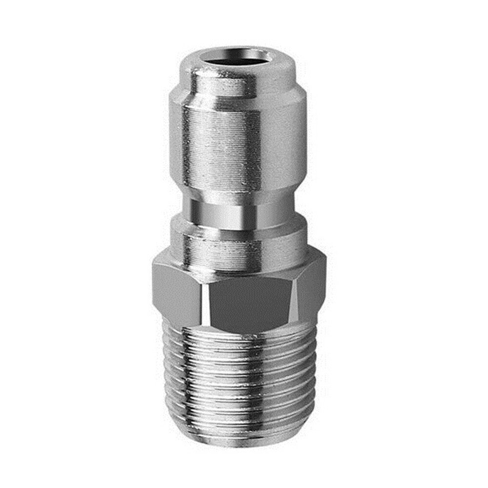 1 Set Stainless Steel 3/8 inch Quick Disconnect NPT Pressure Washer Adapters New