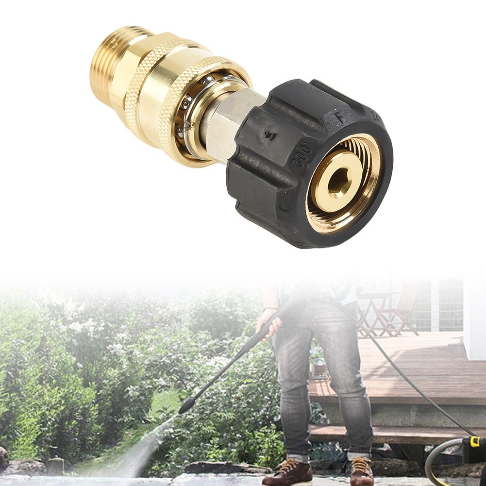 M22 Washer Swivel Adapter Set 14mm 15mm Quick Connect To 1/4“ 3/8“ Accessory ·