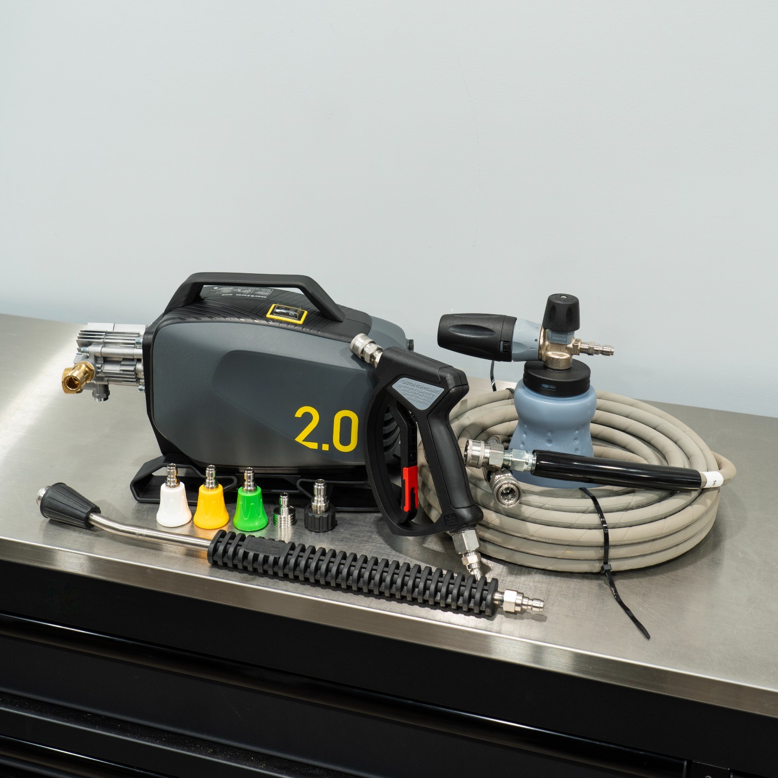 Active 2.0 Pressure Washer | Level 3 Detailing Kit | MTM Hose Gun Wand PF22.2