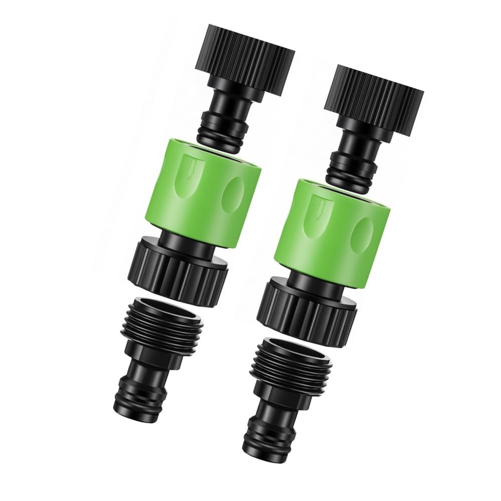 Green Pressure Washer Quick Connect Garden Hose Adapter For Karcher 2 Pack