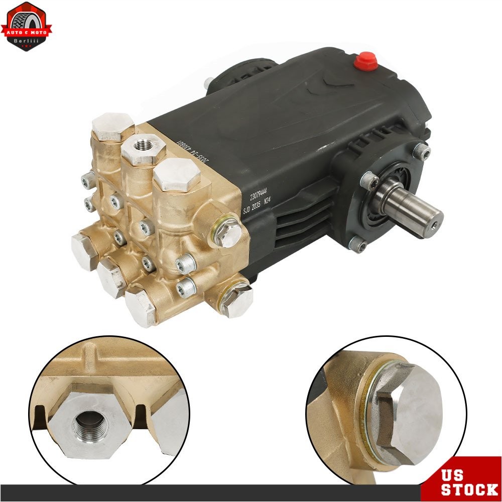 Pressure Washer Pump 5.6 GPM 4.5 HP General Right Shaft 3500 PSI Belt Drive Blue