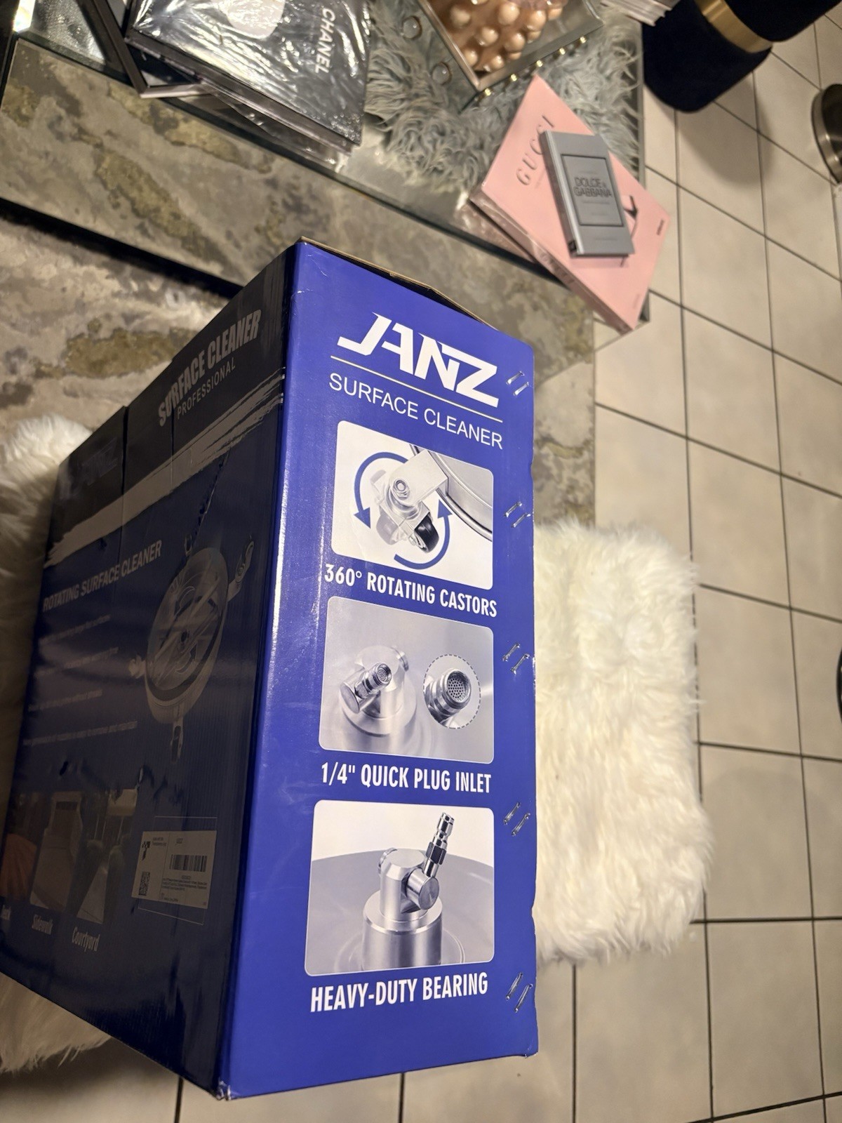 Janz Professional 16” Surface Cleaner 1,500-4,000 PSI Color Silver