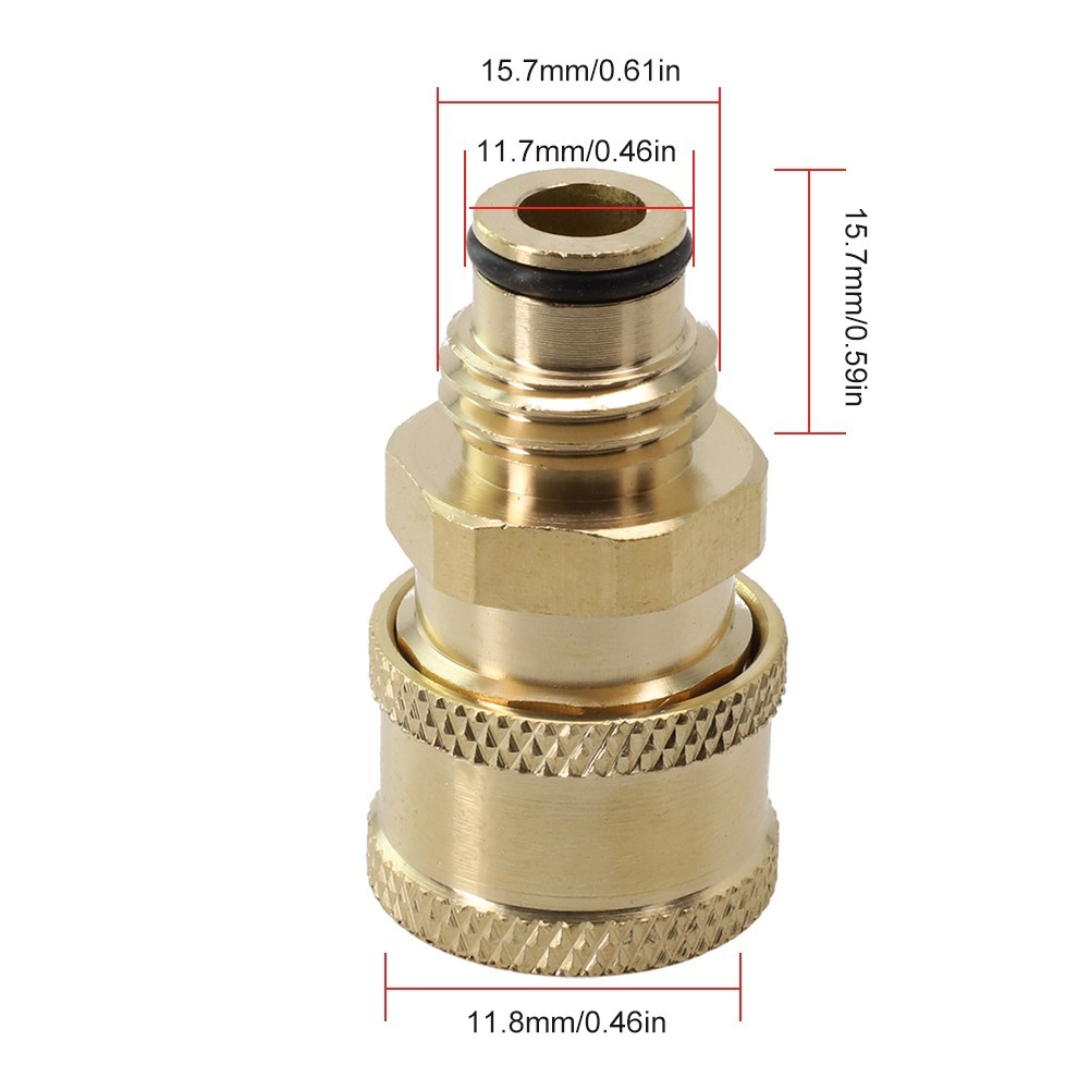 1/4 Inch Quick-Release Connector Coupler Fitting/For High Pressure Washer & Hose