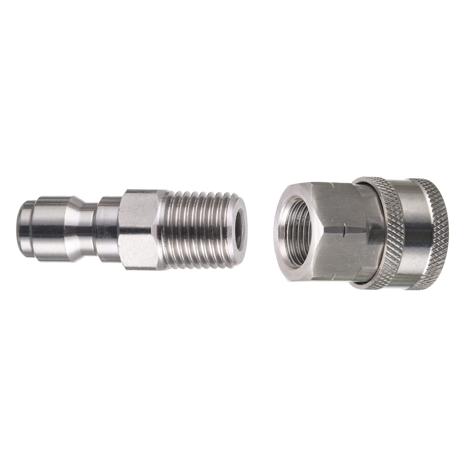 Pressure Washer Couplers, 1/4 Quick Connect Plug, NPT Fitting, 5000 PSI, 2 Pack