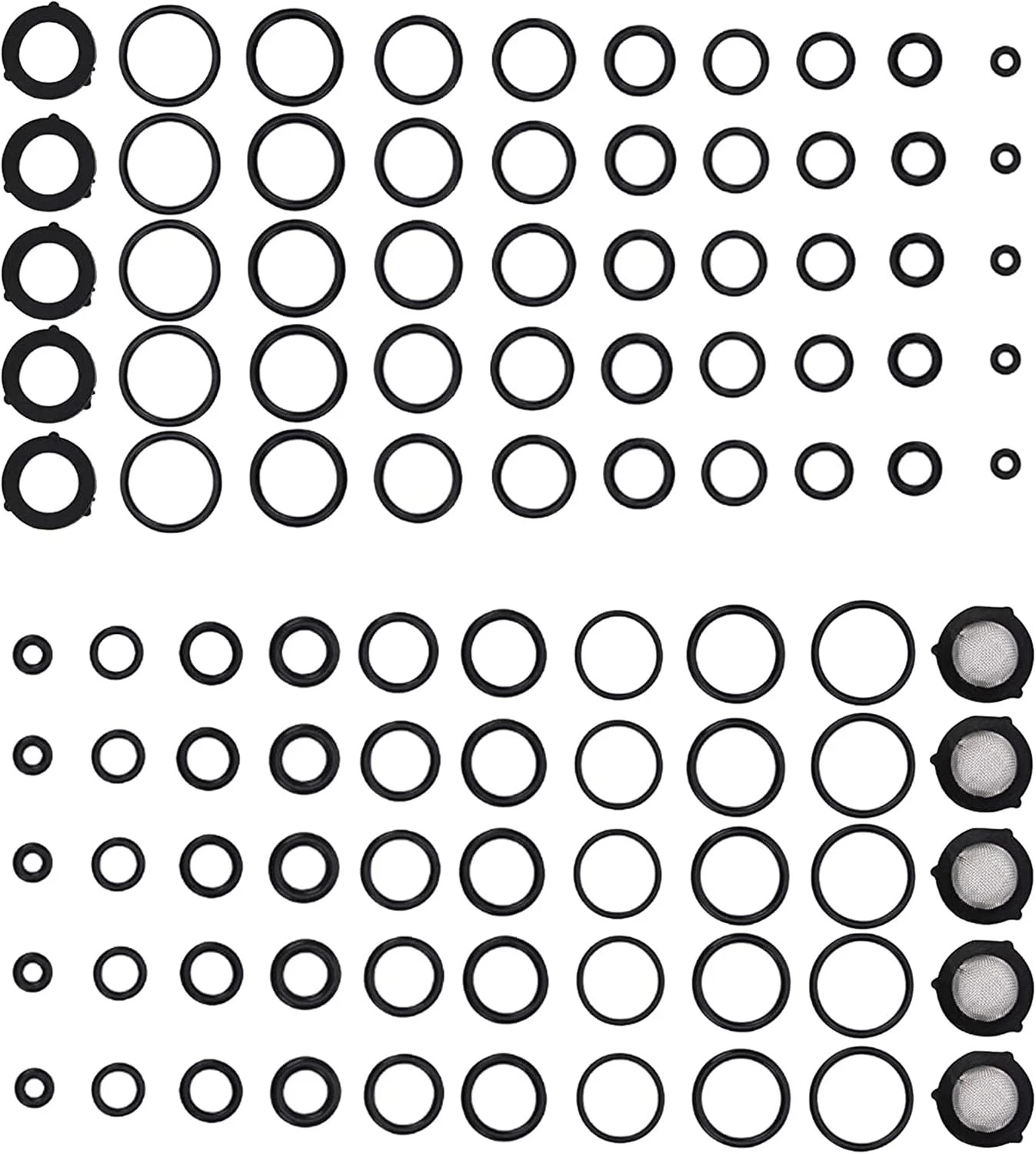 High Pressure Washer O Ring Kit, Replacement Rubber Ring for Power Washer, Gener