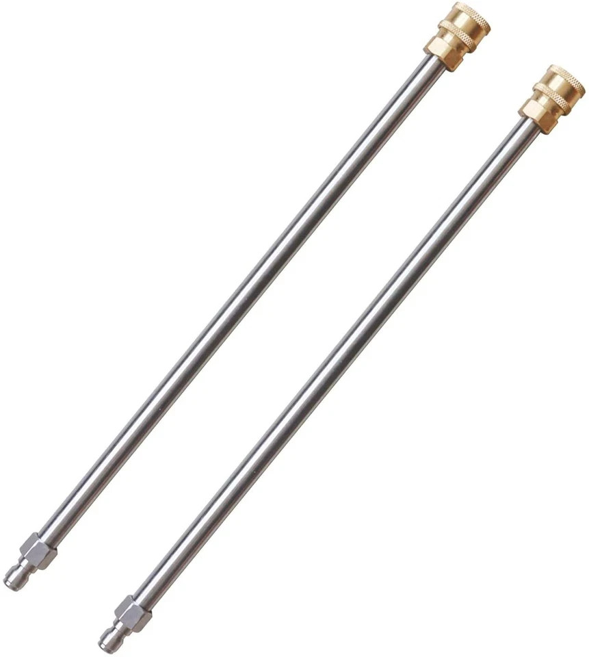 Pressure Washer Extension Wand, 17 Inch Stainless Steel, Power Lance, 2 Pack