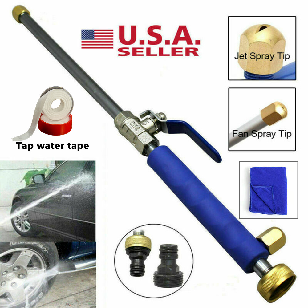 High Pressure Power Washer Water Spray Gun Nozzle Wand Attachment Garden Hose US